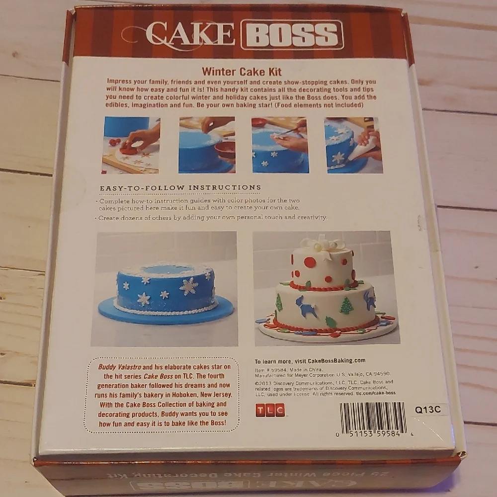 Cake Boss Winter Cake Kit - Blue